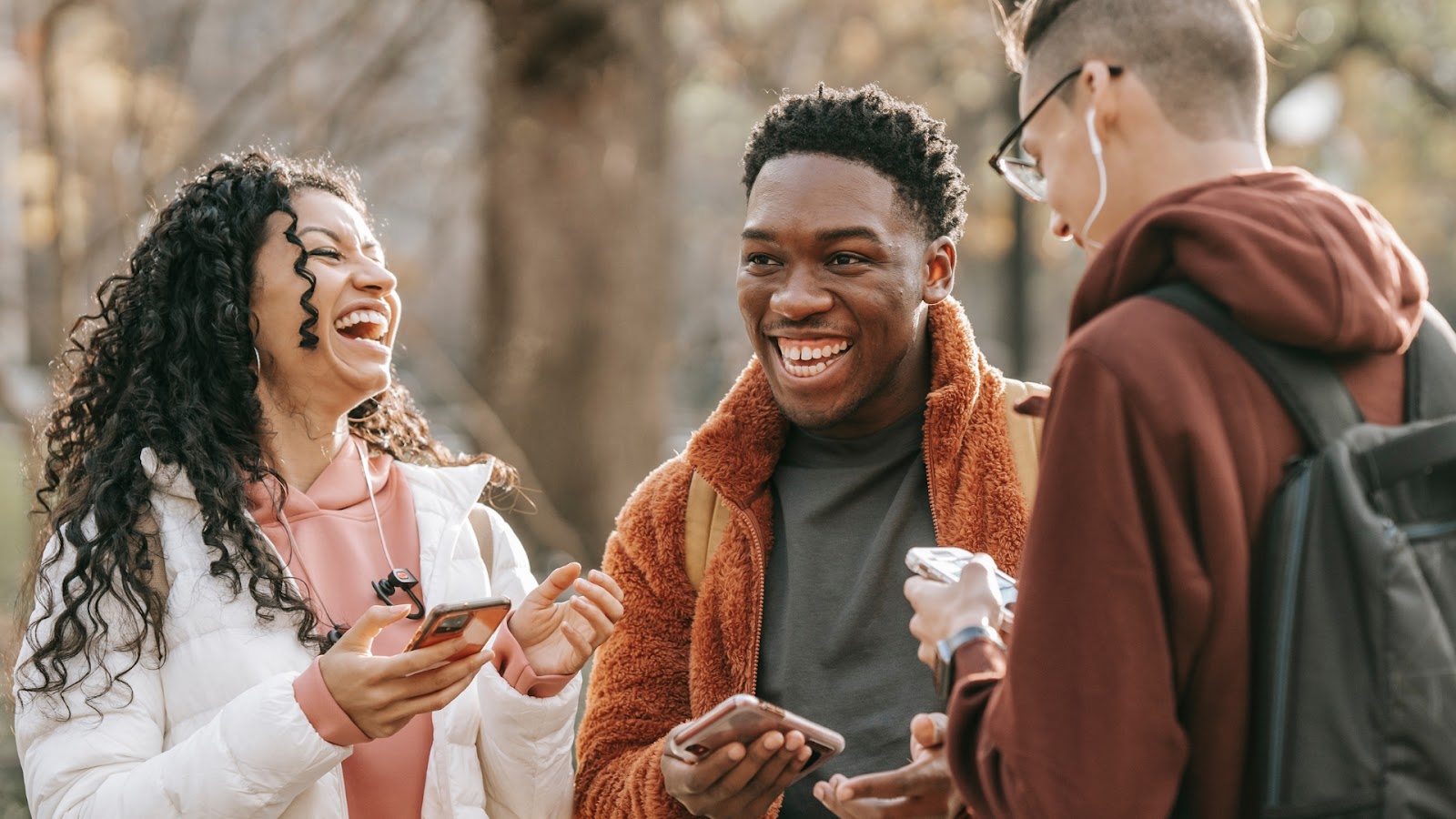 A happy and diverse group of friends that are representative of what a campaign employing data-driven diversity may look like