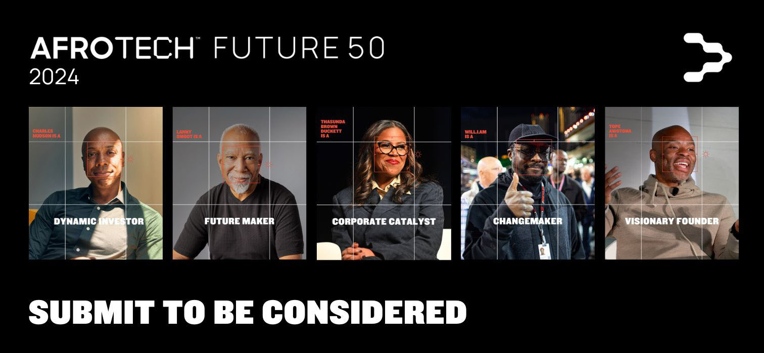 Headshots of the honorary AfroTech Future 50 recipients
